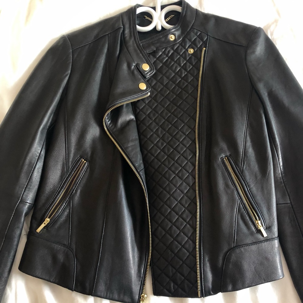 Gorgeous Cole Haan Leather jacket